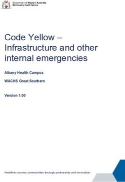 Code Yellow - Infrastructure and other internal emergencies - Albany Health Campus WACHS Great Southern Version 1.00