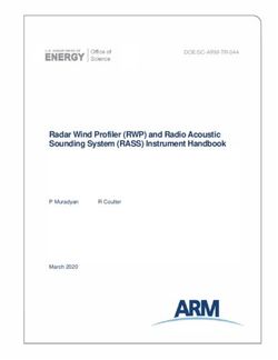 Radar Wind Profiler (RWP) and Radio Acoustic Sounding System (RASS) Instrument Handbook - DOE/SC-ARM-TR-044
