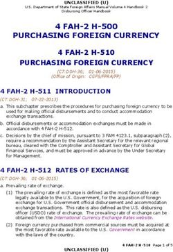 PURCHASING FOREIGN CURRENCY - 4 FAH-2 H-500