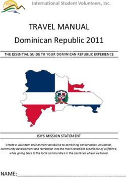 TRAVEL MANUAL Dominican Republic 2011