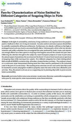 Pass-by Characterization of Noise Emitted by Different Categories of Seagoing Ships in Ports - MDPI