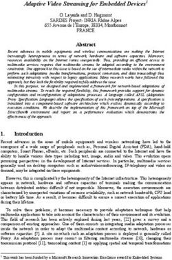 Adaptive Video Streaming for Embedded Devices1