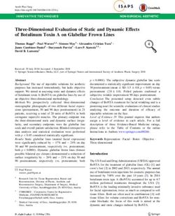 Three-Dimensional Evaluation of Static and Dynamic Effects of Botulinum Toxin A on Glabellar Frown Lines