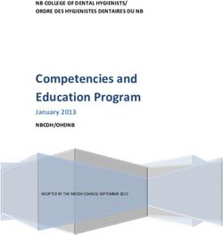Competencies and Education Program - January 2013 - NB COLLEGE OF DENTAL HYGIENISTS/ ORDRE DES HYGIENISTES DENTAIRES DU NB - New Brunswick ...