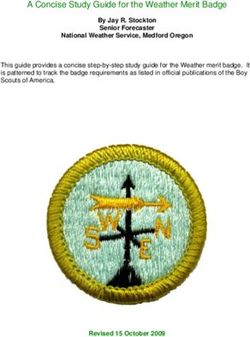 A Concise Study Guide for the Weather Merit Badge