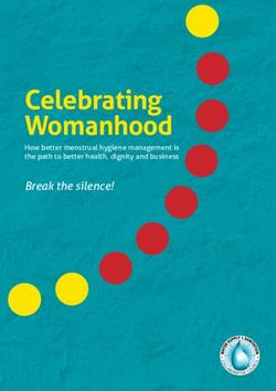 Celebrating Womanhood - Break the silence! How better menstrual hygiene management is the path to better health, dignity and business - WSSCC