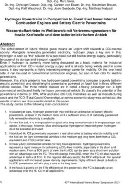 Hydrogen Powertrains in Competition to Fossil Fuel based Internal Combustion Engines and Battery Electric Powertrains Wasserstoffantriebe im ...