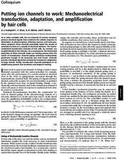 Putting ion channels to work: Mechanoelectrical transduction, adaptation, and amplification by hair cells