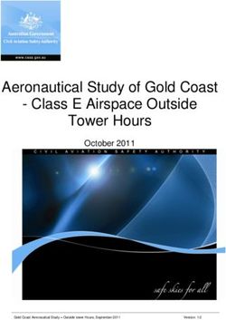 Aeronautical Study of Gold Coast - Class E Airspace Outside Tower Hours - October 2011