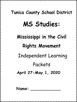 MS Studies: Mississippi in the Civil Rights Movement - Independent Learning Packets - Tunica County School District