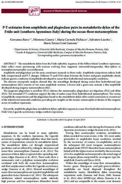 P-T estimates from amphibole and plagioclase pairs in metadolerite dykes of the Frido unit (southern Apennines-Italy) during the ocean-floor ...