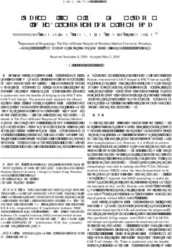 A phase I study of CAR T bridging HSCT in patients with acute CD19+ relapse/refractory B cell leukemia - Spandidos Publications