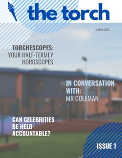 The torch - IN CONVERSATION WITH: MR COLEMAN - Chelmsford County High ...