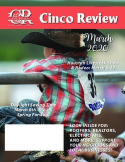 Cinco Review March 2020 - Krenek Printing