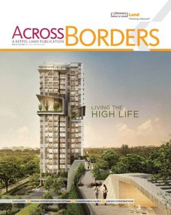 ACROSS BORDERS - HIGH LIFE LIVING THE - Keppel Land