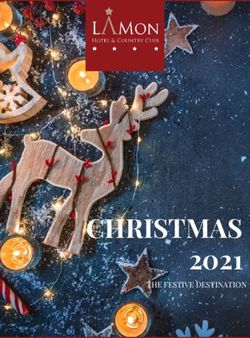 CHRISTMAS 2021 THE FESTIVE DESTINATION - La Mon Hotel