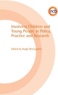 INVOLVING CHILDREN AND YOUNG PEOPLE IN POLICY, PRACTICE AND RESEARCH - EDITED BY HUGH MCLAUGHLIN