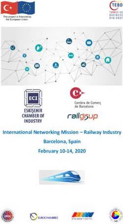 International Networking Mission - Railway Industry Barcelona, Spain February 10-14, 2020 - Railgrup