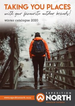 With your favourite outdoor brands! - TAKING YOU PLACES winter catalogue 2020 - Expedition North