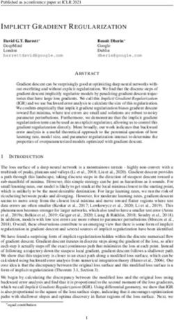 IMPLICIT GRADIENT REGULARIZATION - OpenReview