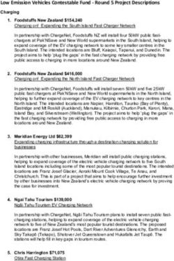 Low Emission Vehicles Contestable Fund - Round 5 Project Descriptions - Gen Less