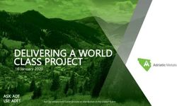 CLASS PROJECT 16 January 2020 - Not for release to US wire services or distribution in the United States - Adriatic Metals