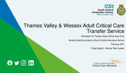 Thames Valley & Wessex Adult Critical Care Transfer Service