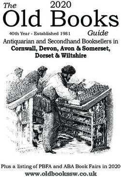 Old Books 2020 Guide - Antiquarian and Old Books