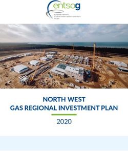 NORTH WEST GAS REGIONAL INVESTMENT PLAN 2020