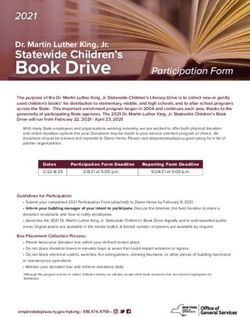 Book Drive Dr. Martin Luther King, Jr 2021