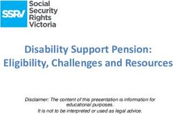Disability Support Pension: Eligibility, Challenges and Resources - Disclaimer: The content of this presentation is information for educational ...
