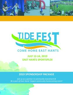 EAST HANTS SPORTSPLEX 2019 SPONSORSHIP PACKAGE - JULY 12-14, 2019 Join us as a partner in community investment & Be a part of East Hants' largest ...