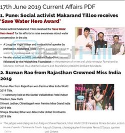 17th June 2019 Current Aairs PDF - Pune: Social activist Makarand Tilloo receives 'Save Water Hero Award' - TestHill.com