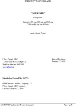 neurontin product monograph