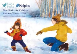 New Books for Children Autumn/Winter 2020 - Updated with latest publication dates - Floris Books