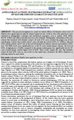 ANTICATARACT ACTIVITY OF ETHANOLIC EXTRACT OF NIGELLA SATIVA