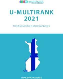 U-MULTIRANK 2021 Finnish Universities in Global Comparison - WWW.UMULTIRANK.ORG