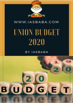 IASBABA - YK GIST MARCH UNION BUDGET 2020