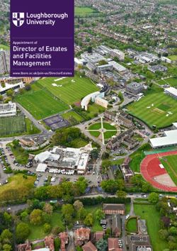 Director of Estates and Facilities Management - Appointment of www.lboro.ac.ukjoin-us/DirectorEstates - Mclean Partnership