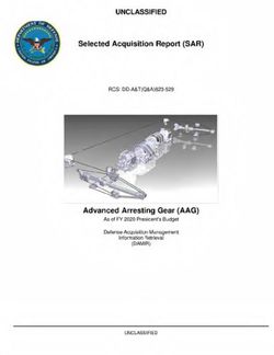 UNCLASSIFIED Selected Acquisition Report (SAR) - Advanced Arresting Gear (AAG) - RCS: DD-A&T(Q&A)823-529 - (DAMIR) As of FY 2020 President's ...