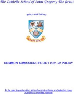 The Catholic School of Saint Gregory The Great - COMMON ADMISSIONS POLICY 2021-22 POLICY - Charlton Kings ...