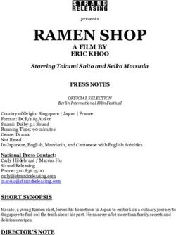 RAMEN SHOP A FILM BY ERIC KHOO - Strand Releasing