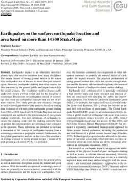 Earthquakes on the surface: earthquake location and area based on more than 14 500 ShakeMaps - NHESS