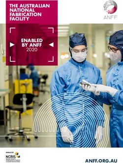 THE AUSTRALIAN NATIONAL FABRICATION FACILITY ENABLED BY ANFF 2020 - ANFF.ORG.AU