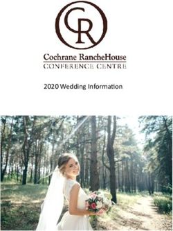 WEDDINGS 2020 - 2020 WEDDING INFORMATION - COCHRANE RANCHEHOUSE