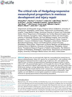 The critical role of Hedgehog-responsive mesenchymal progenitors in meniscus development and injury repair - eLife