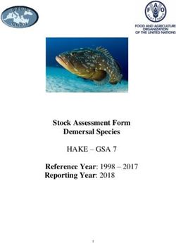 HAKE - GSA 7 Reference Year: 1998 - 2017 Reporting Year: 2018 - Stock Assessment Form