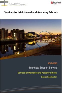 Services for Maintained and Academy Schools - Technical Support Service 2019-2020