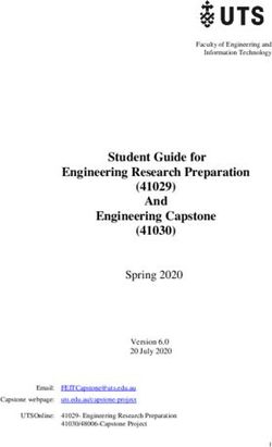 Student Guide for Engineering Research Preparation (41029) And Engineering Capstone (41030)