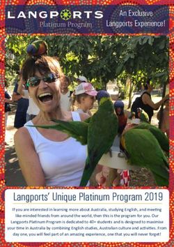 Langports' Unique Platinum Program 2019 - An Exclusive Langports Experience!